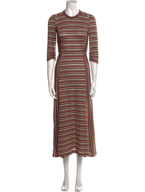 Rossella Jardini Striped Long Dress