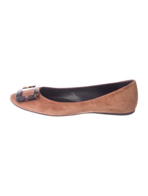 Roger Vivier Suede Ballet Flats