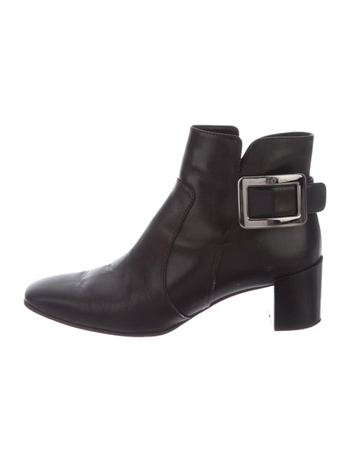 Roger Vivier Leather Boots Black