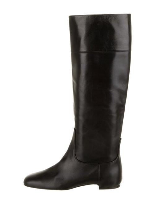 Roger Vivier Leather Boots Black