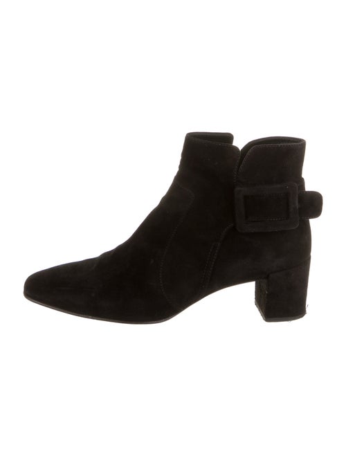 Roger Vivier Suede Boots Black