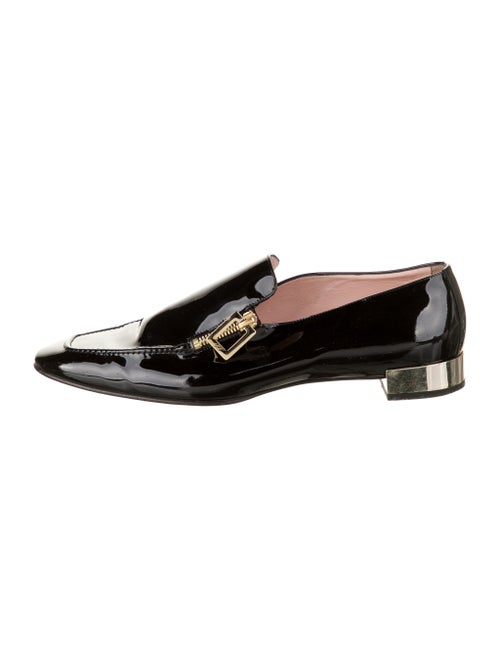 Roger Vivier Patent Leather Loafers Black