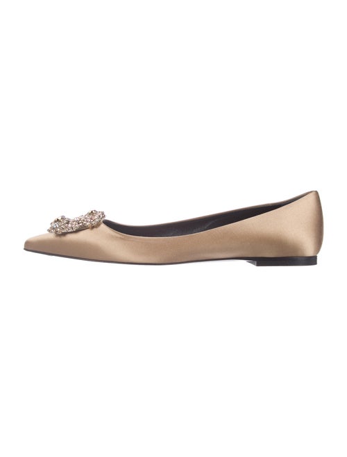 Roger Vivier Crystal Embellishments Ballet Flats G
