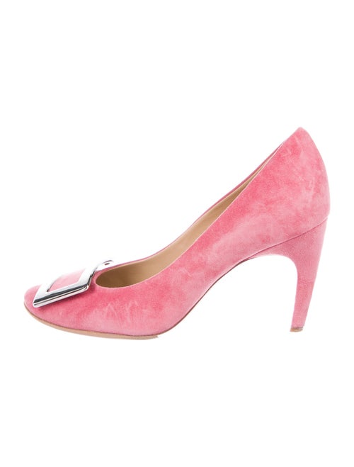 Roger Vivier Suede Pumps Pink