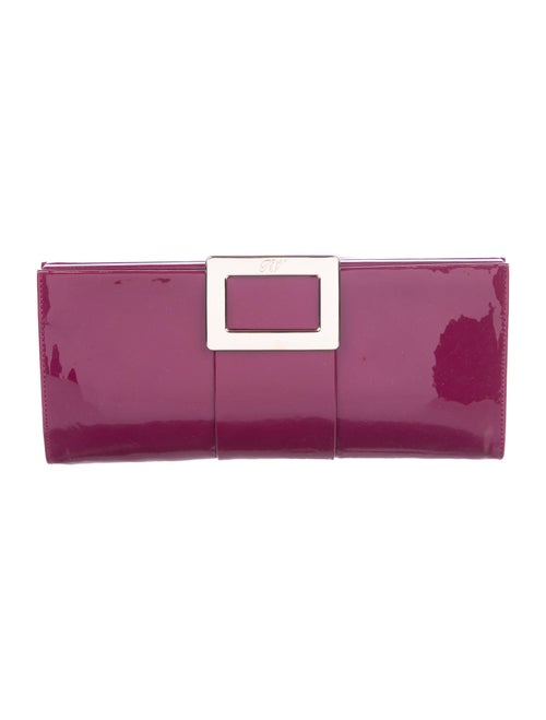 Roger Vivier Belle Vivier Petit Clutch Purple