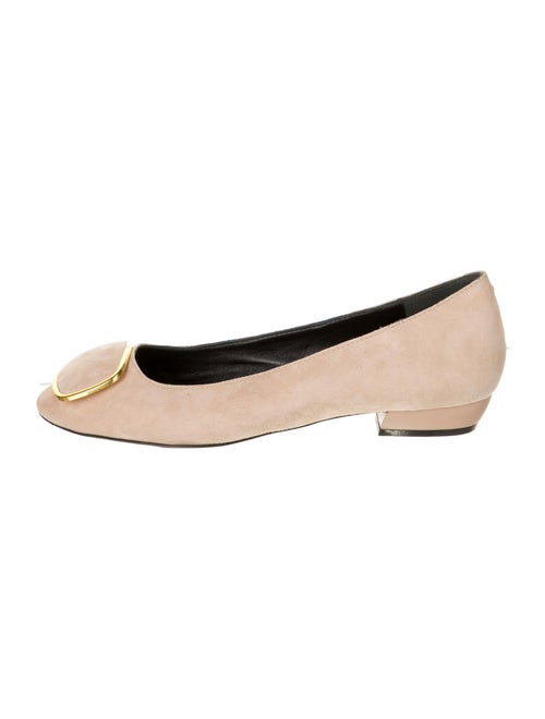 Roger Vivier Suede Flats