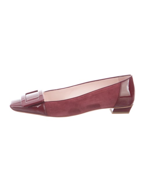 Roger Vivier Suede Flats