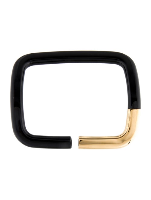 Roger Vivier Resin Geometric Collar Necklace