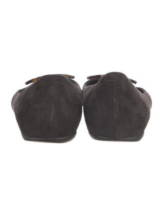 Roger Vivier Suede Flats