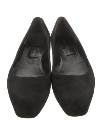 Roger Vivier Suede Flats