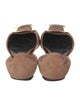 Roger Vivier Suede D'Orsay Flats