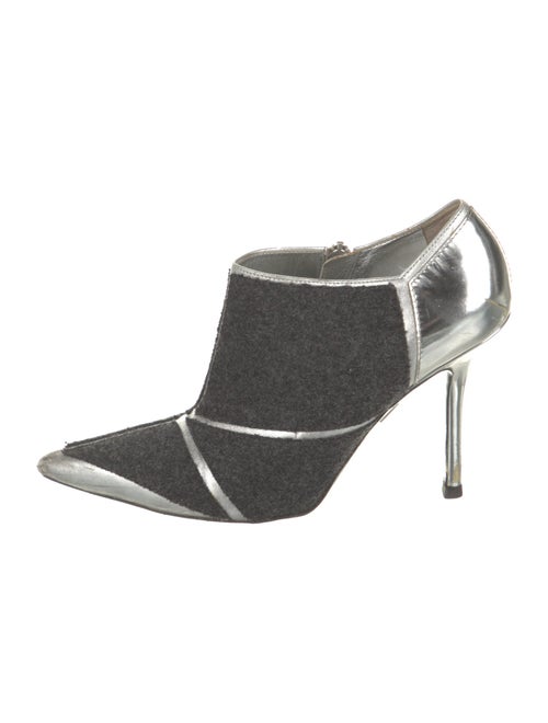 Roger Vivier Wool Animal Print Mules