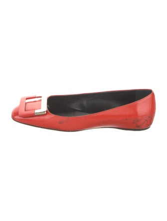 Roger Vivier Patent Leather Flats
