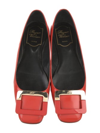 Roger Vivier Patent Leather Flats