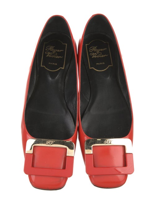 Roger Vivier Patent Leather Flats