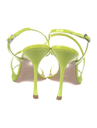 Roger Vivier Patent Leather Slingback Sandals
