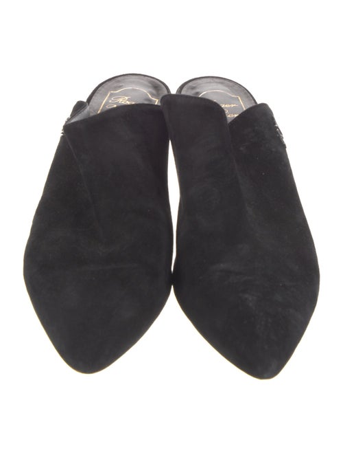 Roger Vivier Suede Mules