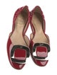 Roger Vivier Patent Leather D'Orsay Flats