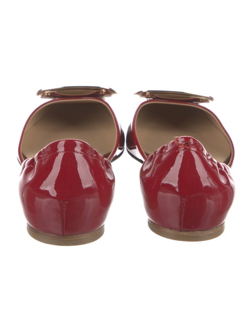 Roger Vivier Patent Leather D'Orsay Flats