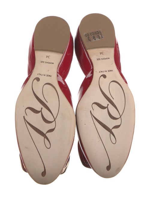 Roger Vivier Patent Leather D'Orsay Flats