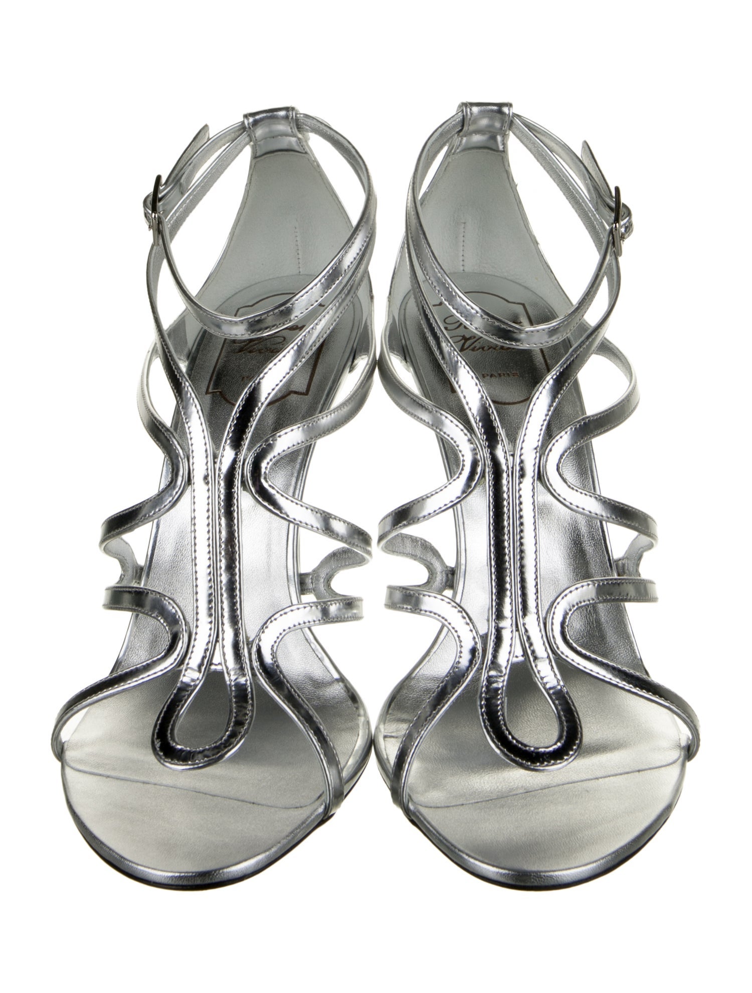 Roger Vivier Patent Leather Gladiator Sandals w/ Tags