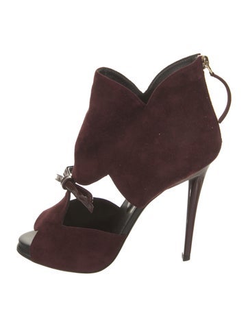Roger Vivier Boots Suede Cutout Accent 8