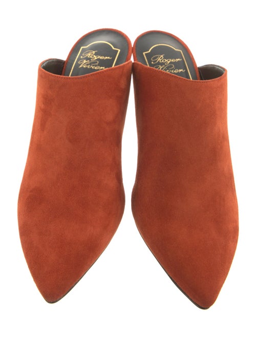 Roger Vivier Suede Mules