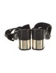 Roger Vivier Leather Cutout Accent Slides
