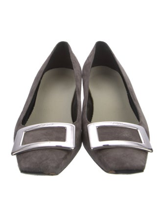 Roger Vivier Suede Printed Pumps