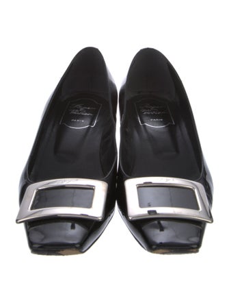 Roger Vivier Patent Leather Printed Pumps