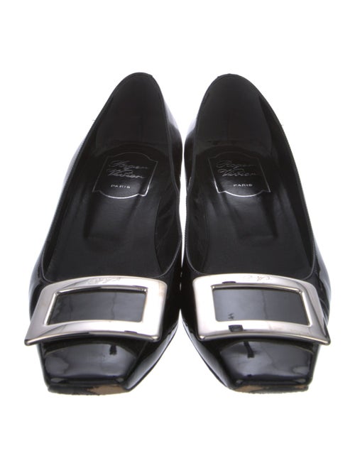Roger Vivier Patent Leather Printed Pumps