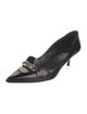Roger Vivier Leather Chain-Link Accents Pumps