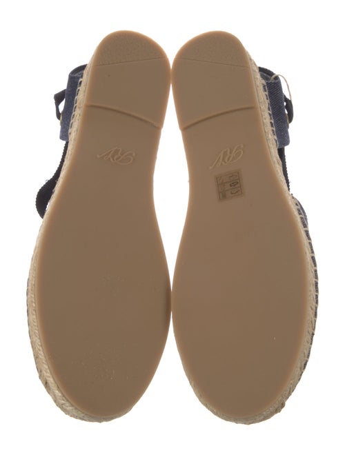 Roger Vivier Denim Graphic Print Espadrilles