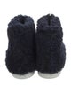 Roger Vivier Shearling Crystal Embellishments Snow Boots
