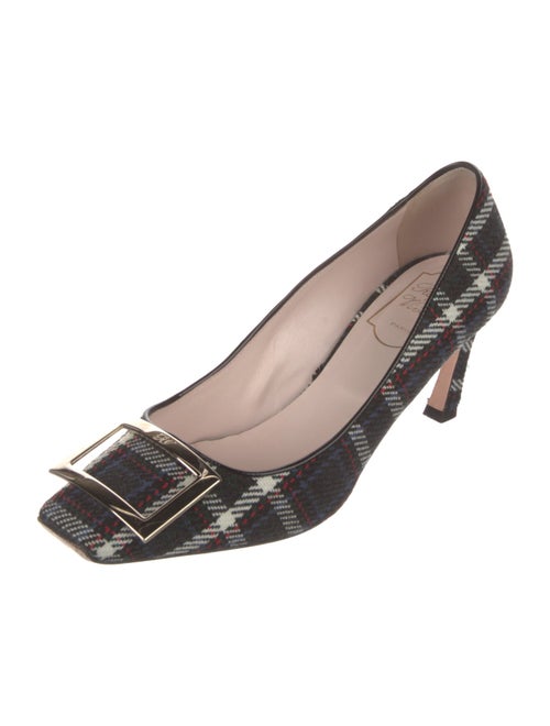 Roger Vivier Plaid Print Pumps