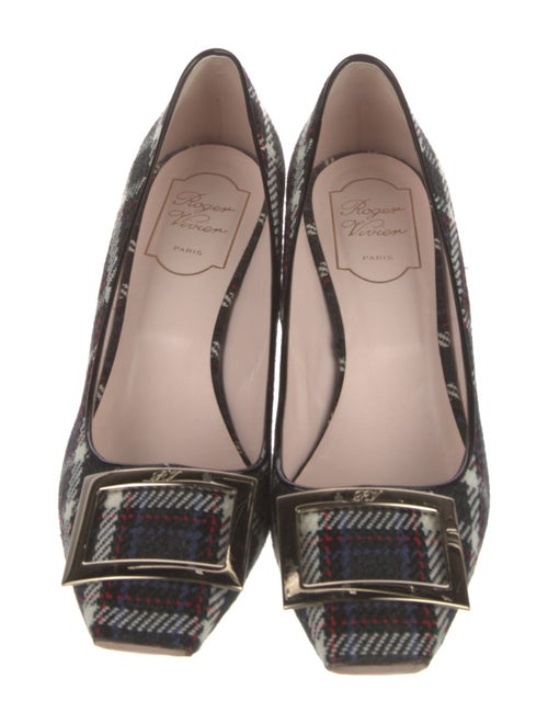 Roger Vivier Plaid Print Pumps