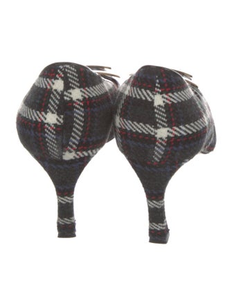 Roger Vivier Plaid Print Pumps