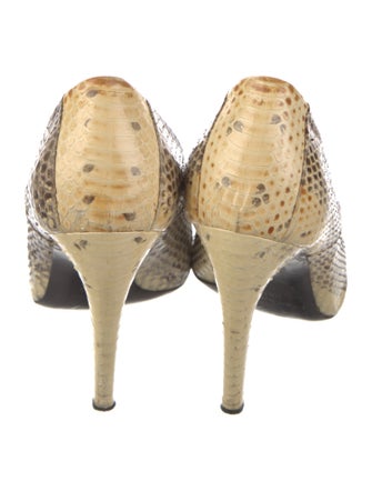 Roger Vivier Snakeskin Animal Print Pumps