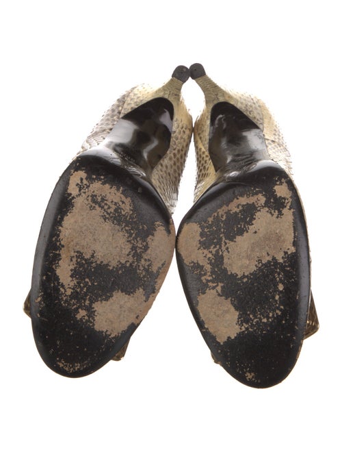 Roger Vivier Snakeskin Animal Print Pumps