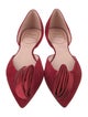 Roger Vivier Suede Cutout Accent D'Orsay Flats