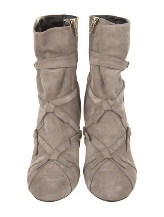 Roger Vivier Suede Slouch Boots