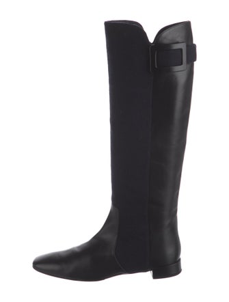 Roger Vivier Leather Riding Boots