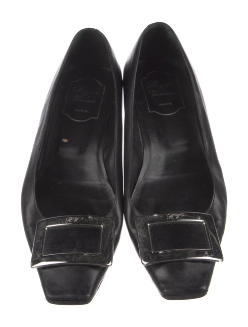 Roger Vivier Leather Flats