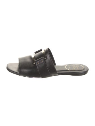 Roger Vivier Leather Slides