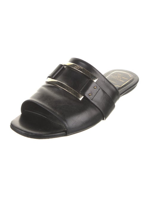 Roger Vivier Leather Slides