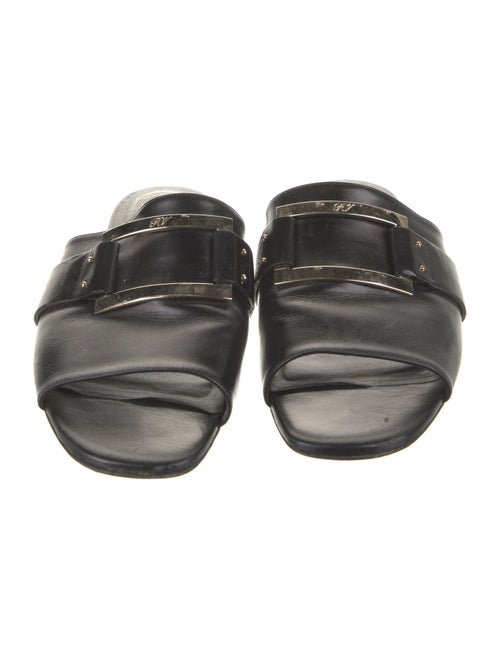 Roger Vivier Leather Slides
