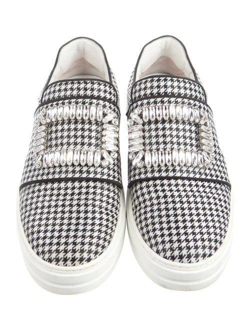 Roger Vivier Printed Crystal Embellishments Sneakers