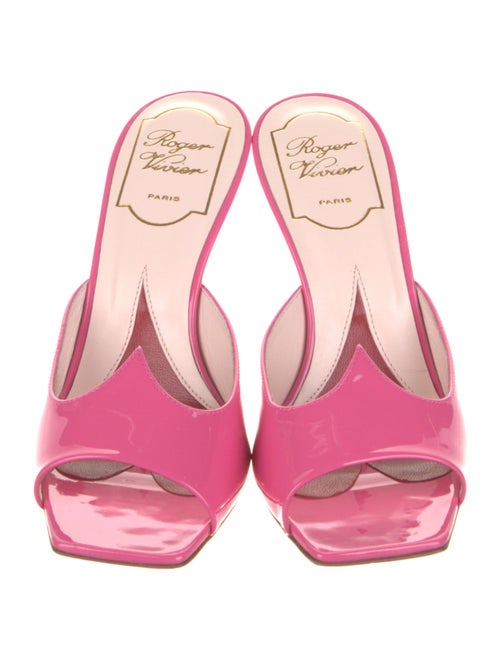 Roger Vivier Patent Leather Slides