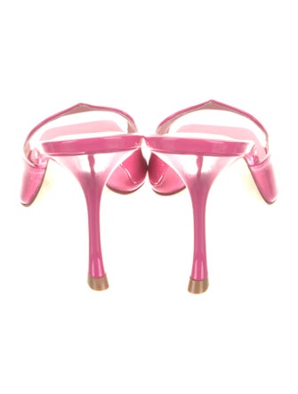 Roger Vivier Patent Leather Slides