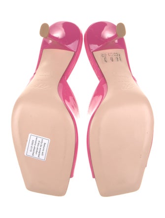 Roger Vivier Patent Leather Slides